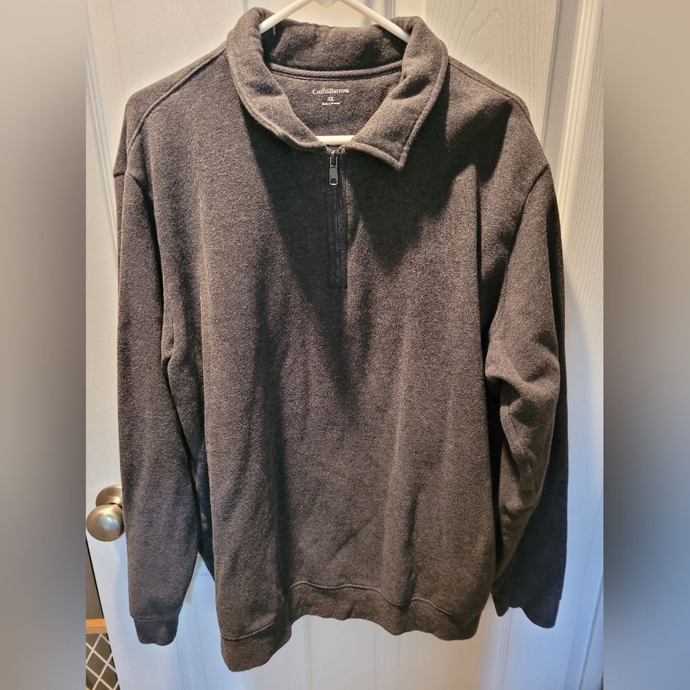 Men's fleece pullover sweater
